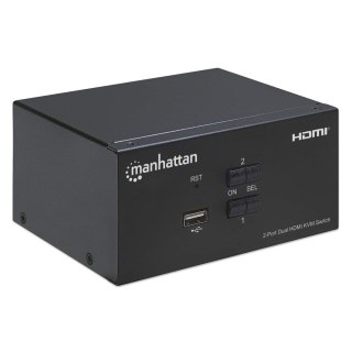 Przełącznik KVM HDMI/USB 2x1 Dual-Monitor Video 4K*30Hz