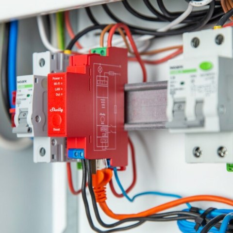 Shelly Pro 1PM 1-kanałowy przekaźnik z pomiarem energii na szynę DIN WIFI/LAN Shelly Pro 1PM 1-kanałowy przekaźnik z pomiarem energii na szynę DIN WIFI/LAN
