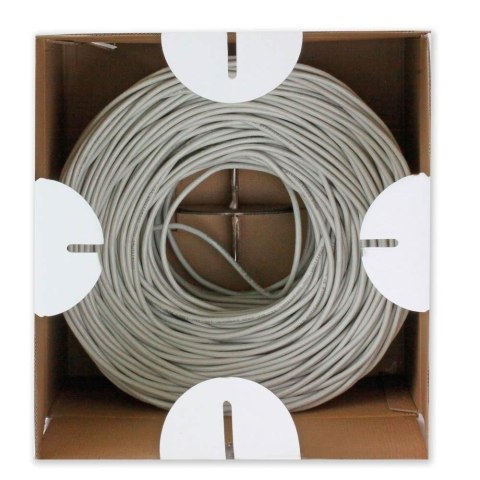 Techly ITP-C6F-FL kabel sieciowy Szary 305 m Cat6 F/UTP (FTP)