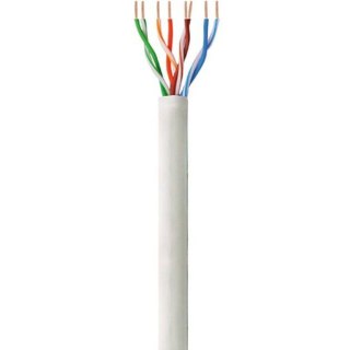Techly ITP8-FLU-0100 kabel sieciowy Szary 100 m Cat5e U/UTP (UTP)