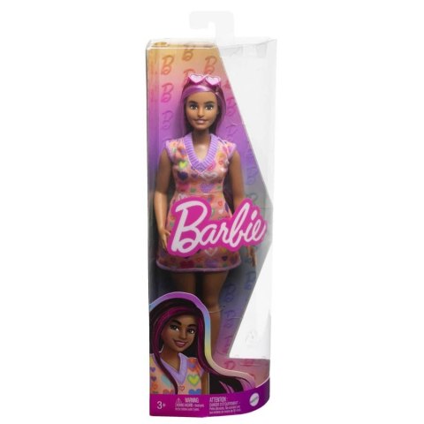 Barbie Fashionistas lalka w serduszkowej sukience Barbie Fashionistas lalka w serduszkowej sukience