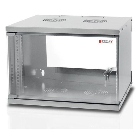 Techly I-CASE EL-1006G32 stojak 6U Szafa wisząca Szary