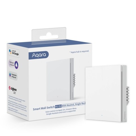 AQARA SMART WALL SINGLE SWITCH H1 ZIGBEE 3.0 AQARA SMART WALL SINGLE SWITCH H1 ZIGBEE 3.0