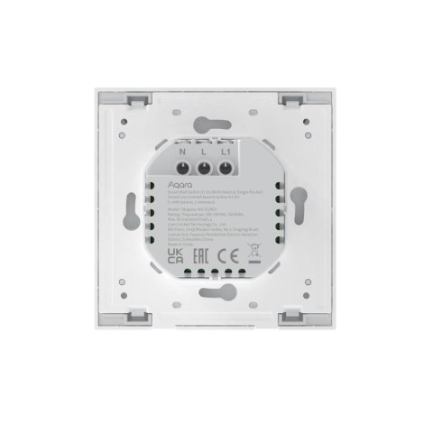 AQARA SMART WALL SINGLE SWITCH H1 ZIGBEE 3.0 AQARA SMART WALL SINGLE SWITCH H1 ZIGBEE 3.0