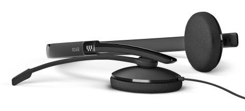 EPOS ADAPT 160T USB II Zestaw słuchawkowy Przewodowa Opaska na głowę Biuro/centrum telefoniczne USB Typu-A Czarny