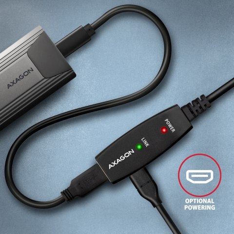 Kabel przedłużacz/repeater Axagon ADR-305 USB 3.2 Gen 1 A-M -> A-F active extension/repeater cable 5m - Kabel - Digital/Daten ka