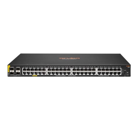 Aruba 6100 48G Class4 PoE 4SFP+ 370W Zarządzany L3 Gigabit Ethernet (10/100/1000) Obsługa PoE 1U Czarny Aruba 6100 48G Class4 PoE 4SFP+ 370W Zarządzany L3 Gigabit Ethernet (10/100/1000) Obsługa PoE 1U Czarny