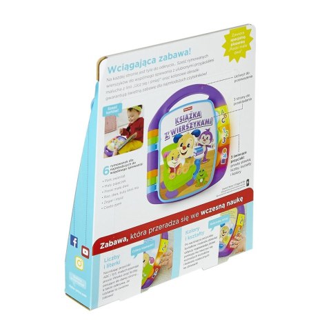 Fisher Price LL Książka z wierszykami FRC70 (polska wersja)