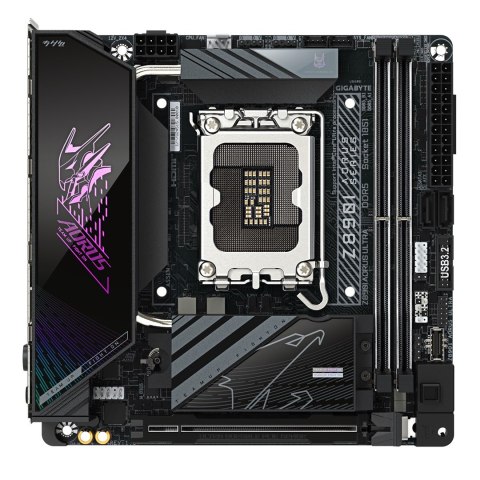 GIGABYTE Z890I AORUS ULTRA płyta główna Intel Z890 LGA 1851 (Socket V1) mini ITX GIGABYTE Z890I AORUS ULTRA płyta główna Intel Z890 LGA 1851 (Socket V1) mini ITX