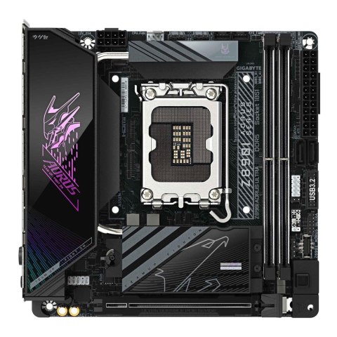 GIGABYTE Z890I AORUS ULTRA płyta główna Intel Z890 LGA 1851 (Socket V1) mini ITX GIGABYTE Z890I AORUS ULTRA płyta główna Intel Z890 LGA 1851 (Socket V1) mini ITX