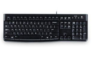 Klawiatura Logitech K120 920-002489 USB QWERTZ Niemiecki Czarny
