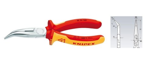 Knipex 25 26 160 szczypce Szczypce ukośne Knipex 25 26 160 szczypce Szczypce ukośne