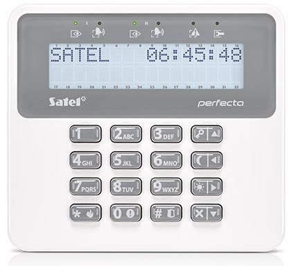 Satel PRF-LCD-WRL inteligentny element smart kontroli centralnej domu Satel PRF-LCD-WRL inteligentny element smart kontroli centralnej domu