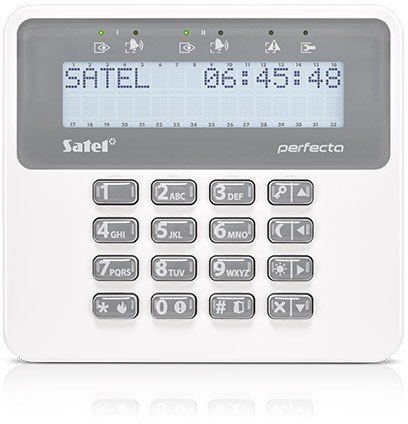 Satel PRF-LCD-WRL inteligentny element smart kontroli centralnej domu Satel PRF-LCD-WRL inteligentny element smart kontroli centralnej domu