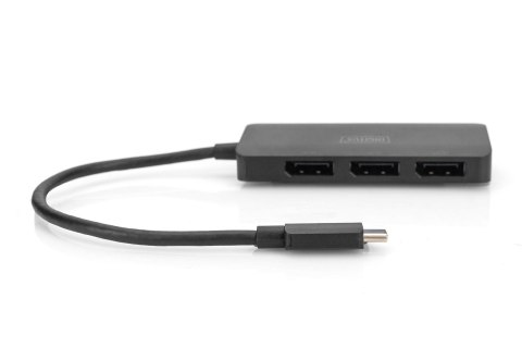 Digitus 3-portowy koncentrator wideo MST (USB-C™ -> 3 x DisplayPort) Digitus 3-portowy koncentrator wideo MST (USB-C™ -> 3 x DisplayPort)