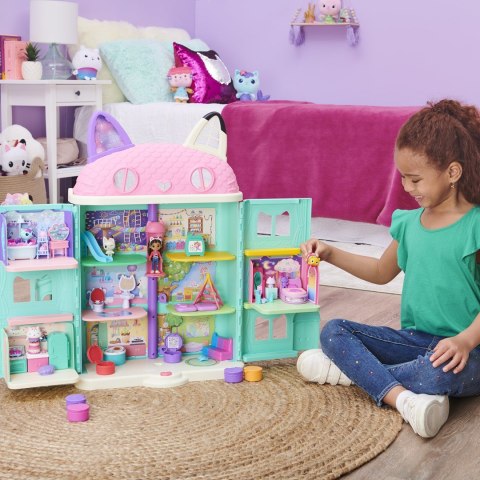 Gabby's Dollhouse GDH PYS Deluxe Room Bedroom GML Sypialnia do domu dla lalek