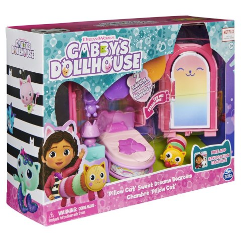 Gabby's Dollhouse GDH PYS Deluxe Room Bedroom GML Sypialnia do domu dla lalek