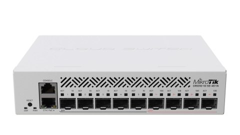 Mikrotik CRS310-1G-5S-4S+IN łącza sieciowe Zarządzany L3 Obsługa PoE 1U Mikrotik CRS310-1G-5S-4S+IN łącza sieciowe Zarządzany L3 Obsługa PoE 1U