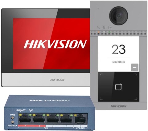 ZESTAW WIDEODOMOFONOWY HIKVISION DS-KIS604-S(C)(O-STD)/eu ZESTAW WIDEODOMOFONOWY HIKVISION DS-KIS604-S(C)(O-STD)/eu