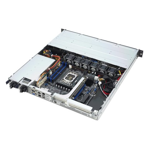 ASUS Rack 1U RS300-E12-RS4/350W Intel C262 LGA1700 95W 4xDDR5 4400/4000/3600 4x3,5"/2,5" 4*SATA/SAS/NVMe 2x Intel I210AT 1x Mana