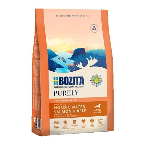 BOZITA Purely łosoś i wołowina dorosłe małe rasy 2,5 kg BOZITA Purely łosoś i wołowina dorosłe małe rasy 2,5 kg