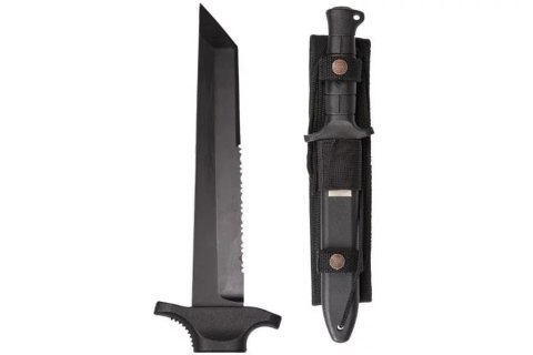 Nóż Mil-Tec German Combat Knife Black 2000 stal 440 Nóż Mil-Tec German Combat Knife Black 2000 stal 440