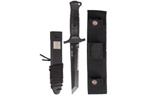 Nóż Mil-Tec German Combat Knife Black 2000 stal 440 Nóż Mil-Tec German Combat Knife Black 2000 stal 440