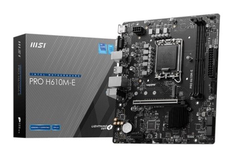 Płyta główna MSI PRO H610M-E Płyta główna MSI PRO H610M-E