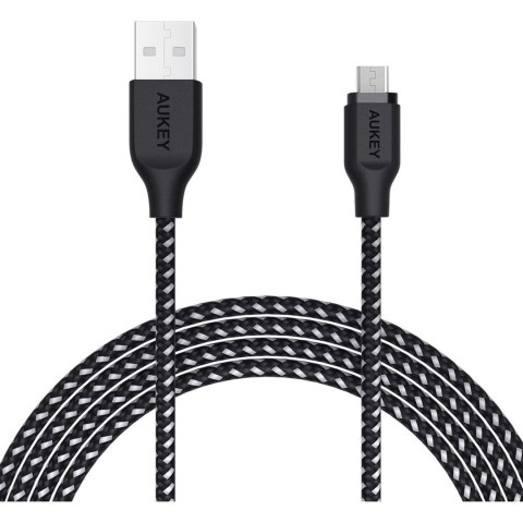 AUKEY KABEL USB-A - MICROUSB 2.0, QC 12W, 2M AUKEY KABEL USB-A - MICROUSB 2.0, QC 12W, 2M