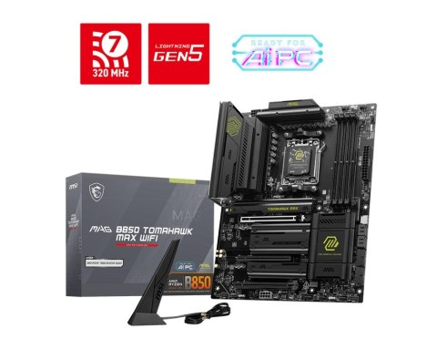 Płyta główna MSI MAG B850 TOMAHAWK MAX WIFI Płyta główna MSI MAG B850 TOMAHAWK MAX WIFI