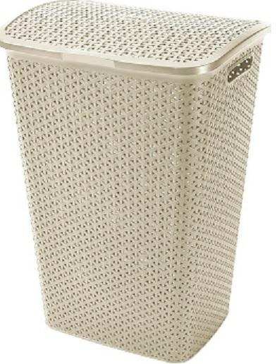 Kosz CURVER My Style 216582 (55l; 1 komora; kolor kremowy) Kosz CURVER My Style 216582 (55l; 1 komora; kolor kremowy)