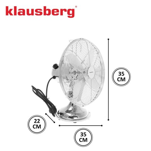 WENTYLATOR WIATRAK CYRKULACYJNY KLAUSBERG KB-7537