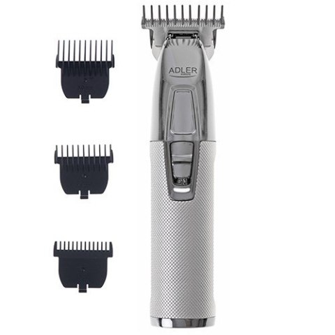 Adler AD 2836S trymer do brody Bateria 4 6 mm Srebrny