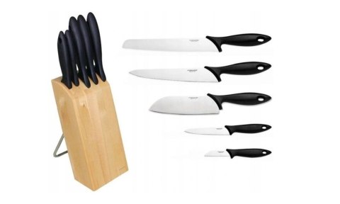 Fiskars 1023782 Essential zestaw noży 5 szt. Fiskars 1023782 Essential zestaw noży 5 szt.