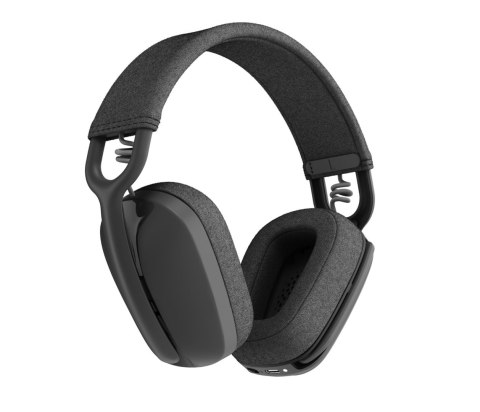 Logitech Zone Vibe 100 Zestaw słuchawkowy Bezprzewodowy Opaska na głowę Połączenia/muzyka Bluetooth Grafitowy