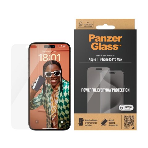 PanzerGlass Classic Fit Przezroczysta ochrona ekranu Apple 1 szt. PanzerGlass Classic Fit Przezroczysta ochrona ekranu Apple 1 szt.