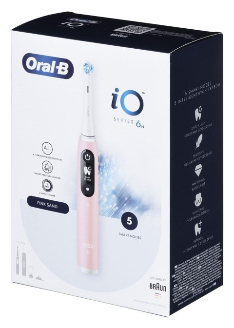 Szczoteczka elektryczna Oral-B iO6 Pink