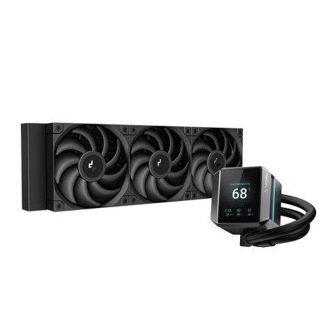 Chłodzenie wodne Deepcool Mystique LCD 360mm (R-LX750-BKDSNMP-G-1) Chłodzenie wodne Deepcool Mystique LCD 360mm (R-LX750-BKDSNMP-G-1)
