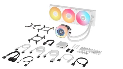 Corsair iCUE LINK TITAN 360 RX LCD Procesor Chłodnica cieczy all-in-one 12 cm Biały 1 szt. Corsair iCUE LINK TITAN 360 RX LCD Procesor Chłodnica cieczy all-in-one 12 cm Biały 1 szt.