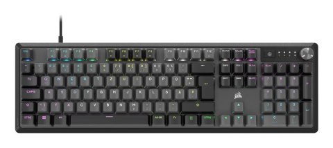Corsair K70 CORE RGB klawiatura Gaming USB QWERTY Niemiecki Szary Corsair K70 CORE RGB klawiatura Gaming USB QWERTY Niemiecki Szary