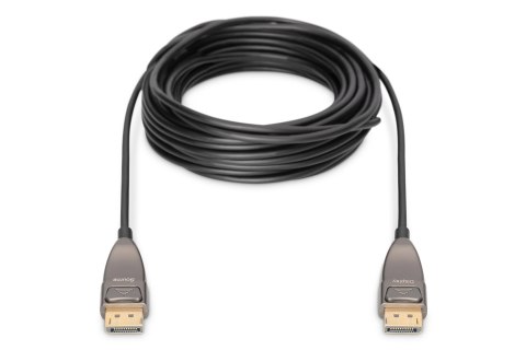 Kabel DP/DP M/M czarny 10m DisplayPort 1.4 Hybrydowy AOC 8K 60Hz UHD Kabel DP/DP M/M czarny 10m DisplayPort 1.4 Hybrydowy AOC 8K 60Hz UHD