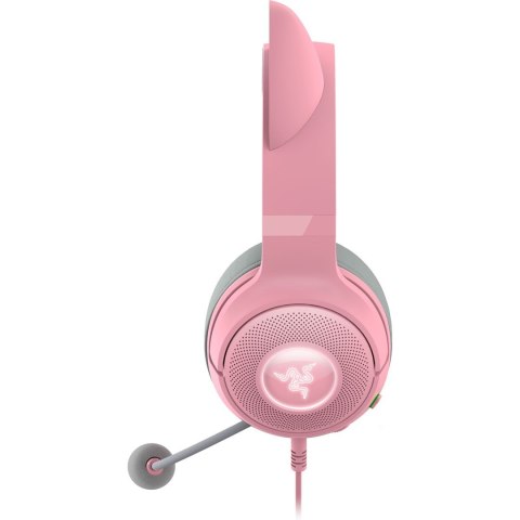 Razer RZ04-04730200-R3M1 słuchawki/zestaw słuchawkowy Przewodowa Opaska na głowę Połączenia/muzyka Różowy