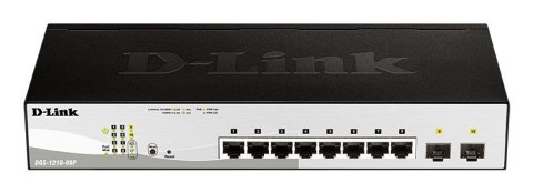 D-Link DGS-1210-08P Zarządzany L2 Gigabit Ethernet (10/100/1000) Obsługa PoE Czarny D-Link DGS-1210-08P Zarządzany L2 Gigabit Ethernet (10/100/1000) Obsługa PoE Czarny