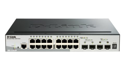 D-Link DGS-1510-20/E switch zarządzalny L2/L3 Gigabit Ethernet (10/100/1000) 1U Szary