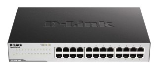 D-Link GO-SW-24G - Niezarządzany - L2 - Gigabit Ethernet (10/100/1000) - Pełny dupleks - Montaż w szafie - 1U