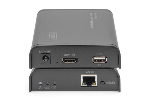 Digitus Przedłużacz sygnału wideo HDMI KVM przez IP, zestaw Digitus Przedłużacz sygnału wideo HDMI KVM przez IP, zestaw