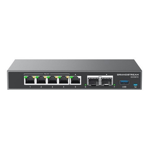 Grandstream GCC6010 UC+Networking (Router VPN. NGFW/UTM . Switch. Centrala IP) z 2x2.5 Gb SFP i 5xGbE Grandstream GCC6010 UC+Networking (Router VPN. NGFW/UTM . Switch. Centrala IP) z 2x2.5 Gb SFP i 5xGbE