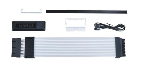 Lian Li Strimer Bezprzewodowy 24-pinowy płyty głównej RGB + kontroler Lian Li Strimer Bezprzewodowy 24-pinowy płyty głównej RGB + kontroler