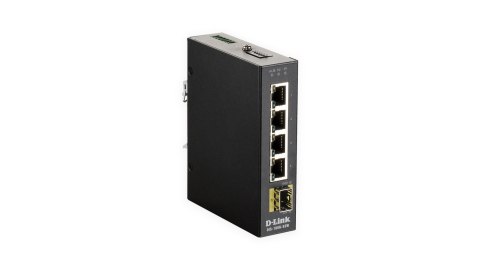 Przełącznik D-Link DIS-100G-5SW - Niezarządzany - L2 - Gigabit Ethernet (10/100/1000) - Pełny dupleks - Możliwość montażu na ści Przełącznik D-Link DIS-100G-5SW - Niezarządzany - L2 - Gigabit Ethernet (10/100/1000) - Pełny dupleks - Możliwość montażu na ści