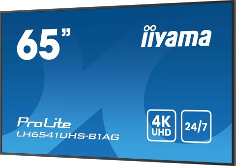 Monitor IIYAMA 164,0 cm (65") LH6541UHS-B1AG 16:9 3xHDMI+USB IPS